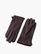 Goatskin Fleece Lined Warm Gloves for Winter Outdoor Work