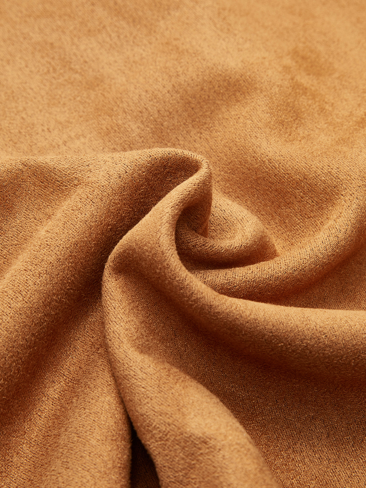 Suede Effect Metal-Detail Short Dress with Back Zip Closure
