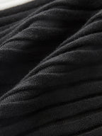 Asymmetrical Ribbed Side Tie Top Women's Fashion Trend