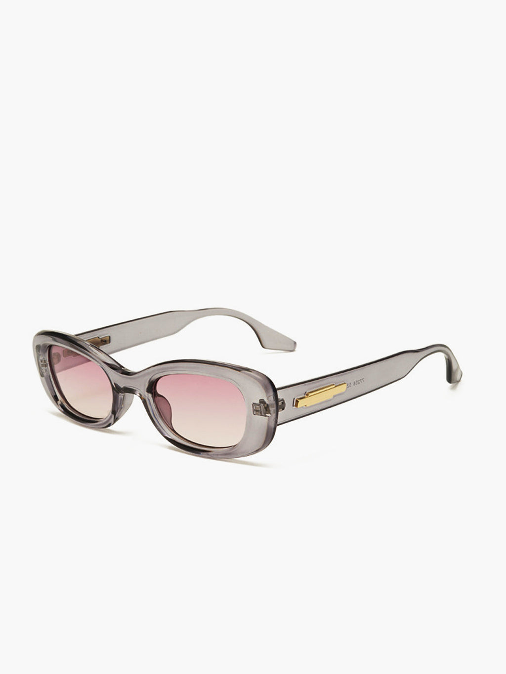 Crystal Color Frame Sunglasses for Stylish UV Protection