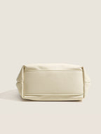 Pastel Beaded Handle Hobo Bag Fashion Everyday Carry Accessory