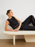 Cotton & Linen Pants Set With Pockets, Comfortable Lightweight Summer Wear