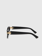 Cat Eye Black Frame Sunglasses for Women Trendy UV Protection