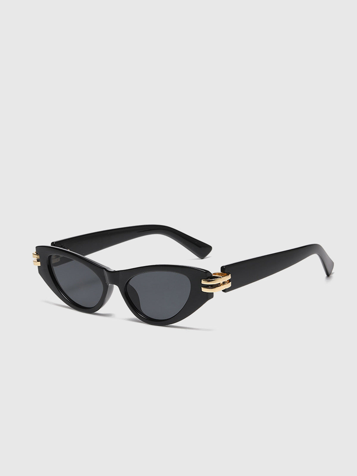 Cat Eye Black Frame Sunglasses for Women Trendy UV Protection