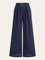 Ruffled Cami Top and Wide-Leg Pants Set for Summer Casual Wear