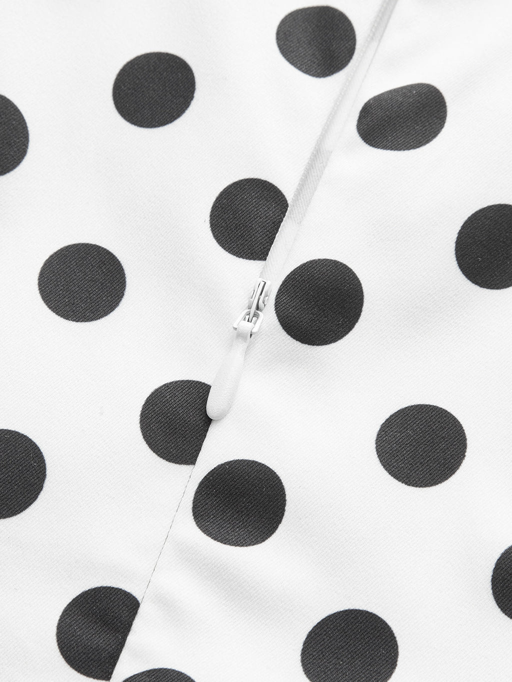 Polka Dot Sleeveless Midi Dress with Belted Waist