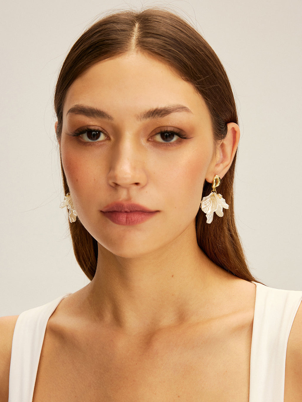 Floral Drop Earrings Handcrafted Elegant Delicate Design