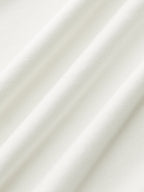 Semi-Sheer Ruched Waist Long-Sleeve Top for Women Casual Fit