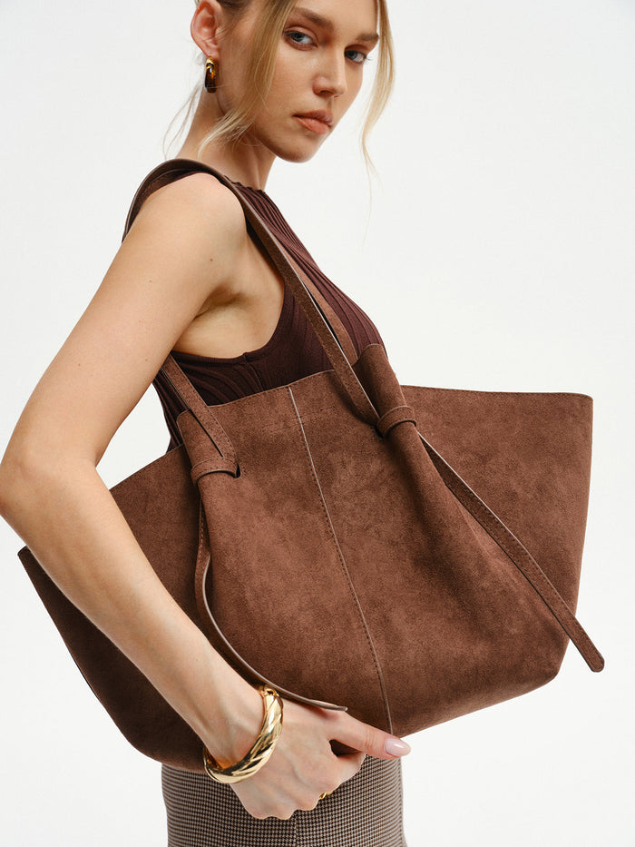 PU Large-Capacity Tote Bag for Women, Stylish Versatile Handbag