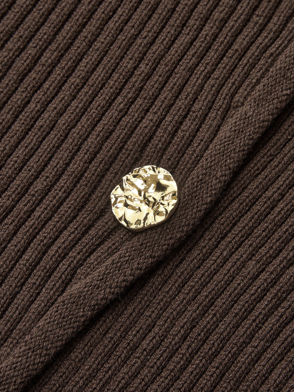 Stand Collar Asymmetric Button Cardigan Lightweight Layering Essential