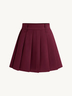 Pleated Mini Skirt Without Belt for Teen Girls Fashion Trend
