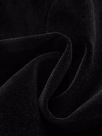 Velvet Stand Collar Blazer Women's Elegant Formal Jacket