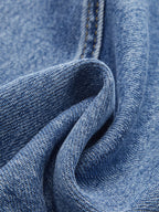 Denim Curved-Leg Jeans for Everyday Comfort and Style
