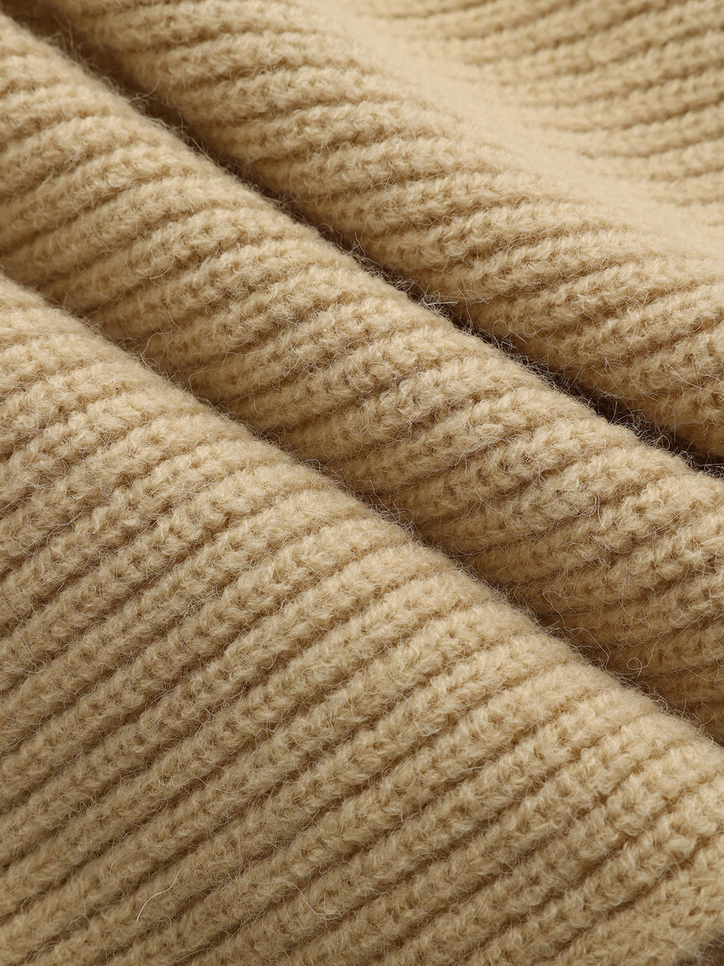 Asymmetric Wrap Knit Sweater Cozy Long Sleeve Pullover