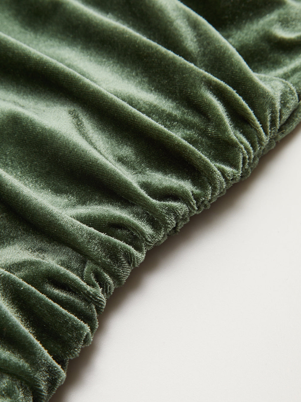 Velvet Draped Sleeveless Top for Evening Wear