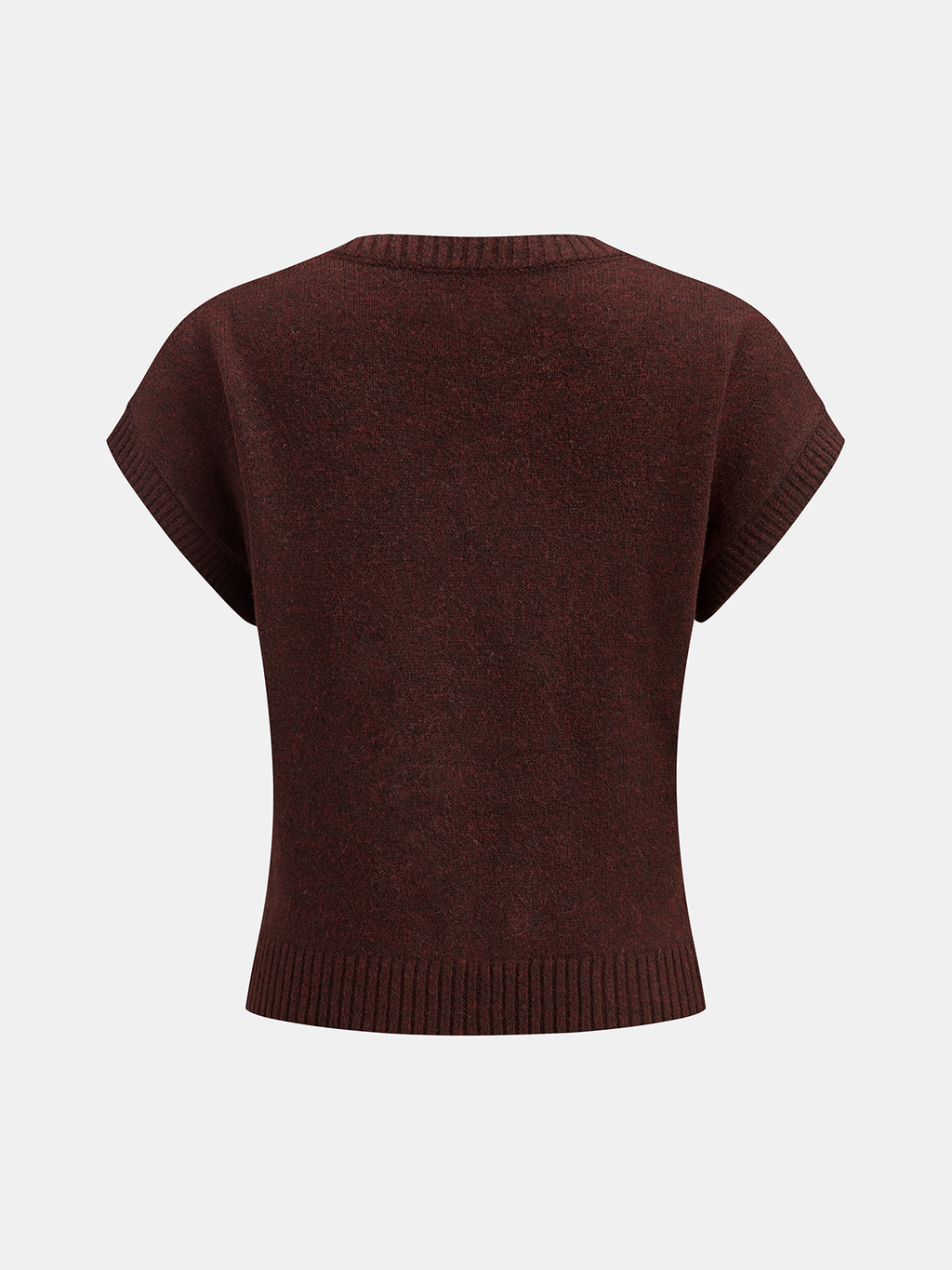 Argyle V-Neck Wool Blend Sweater Vest for Men, Classic Pattern