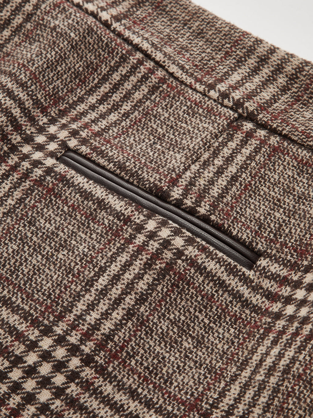 Plaid Tweed Mini Skirt High Waist A-Line Design