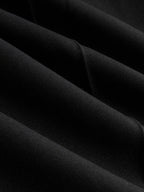 Corset Waist Pleated Wide Leg Pants - Comfortable High-Waisted Design for Women
