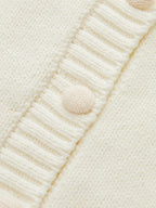 Tie-Back Button Knitted Cardigan for Women Cozy Winter Wear
