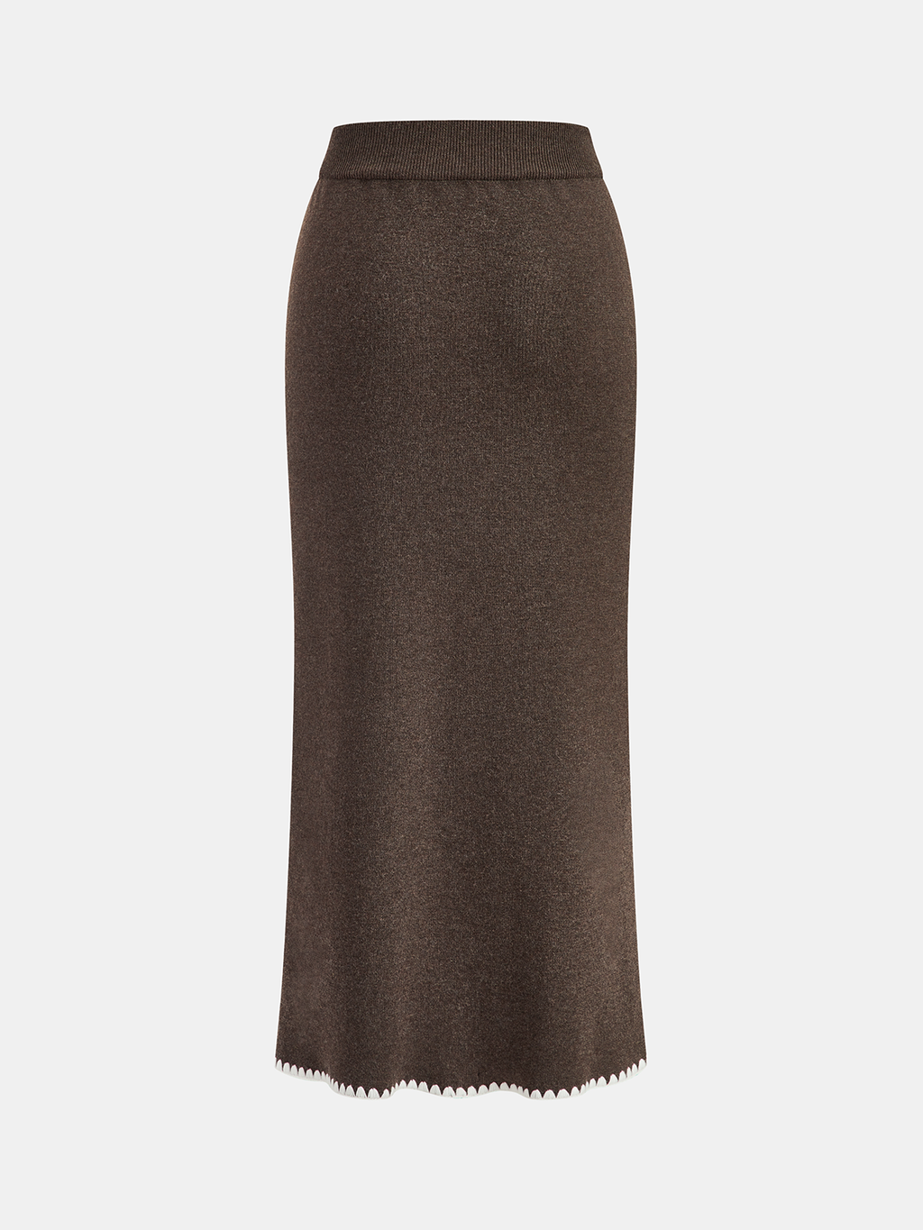 Wool-Blend Tie-Neck Knit Co-ord Set for Women, Stylish and Comfortable