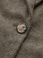 Large 3D Flower Single Button Tweed Blazer for Women Elegant Outerwear