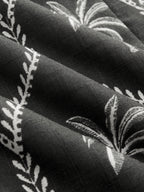 Sleeveless Palm Tree Print Mini Dress for Summer Beachwear