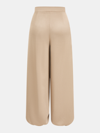 Mid-Waist Satin Pleated Balloon Pants for Women Comfort Fit Stylish Fashion