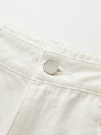 Mid Waist Wide Leg Denim Pants for Women Casual Fashion