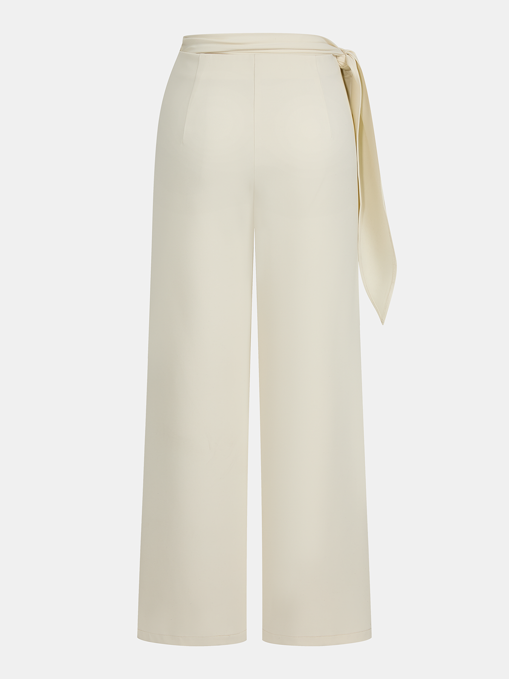 Draped Wrap Wide-Leg Pants for Women Comfort Fit