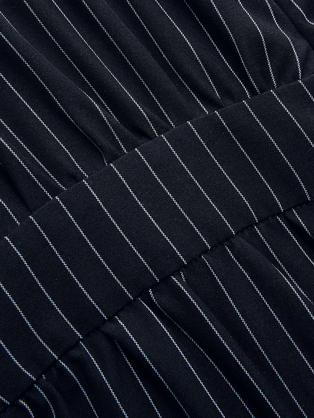 Striped Tie Waist Wide Leg Jumpsuit with Pockets and V-Neck Design