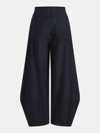 Asymmetric Wrap Wide Leg Pants for Women High Waist Comfort
