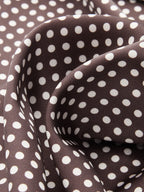Polka Dot Backless Halter Satin Top Women's Fashion Trendy Style