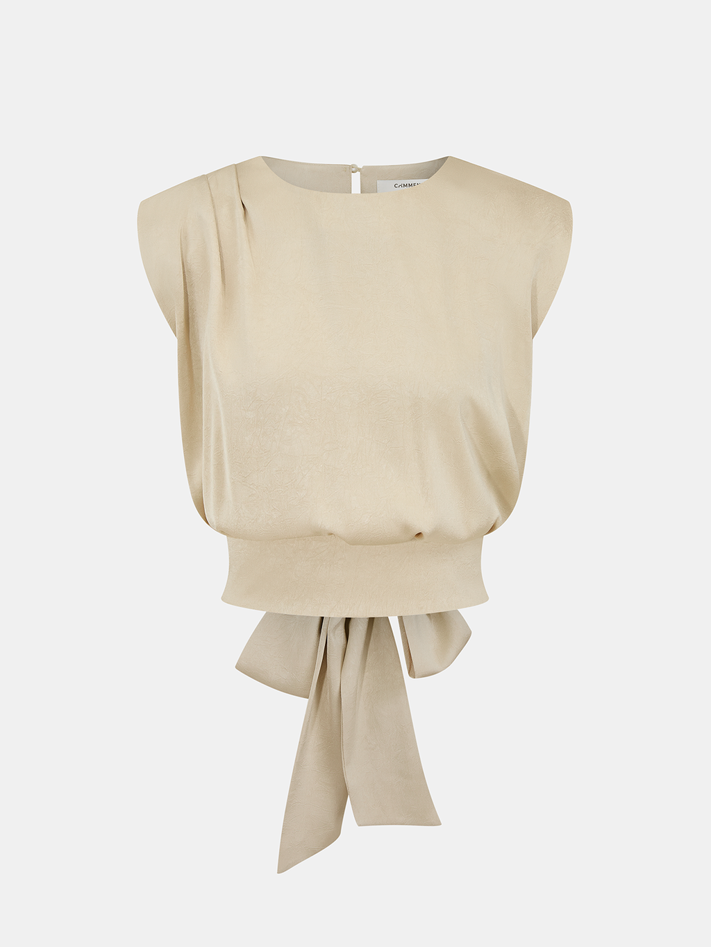 Sleeveless Tie-Waist Top & Wide-Leg Pants Set for Women, Casual Summer Outfit