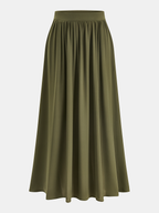 Sleeveless Pleated Top & Skirt Set for Women Stylish Casual Wear