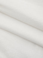 Contrast Trim Cotton Linen Tie-Waist Shorts Casual Summer Comfort Fit
