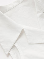 Collared Sleeveless Knotted Cropped Blouse - Trendy Women's Summer Fashion Top