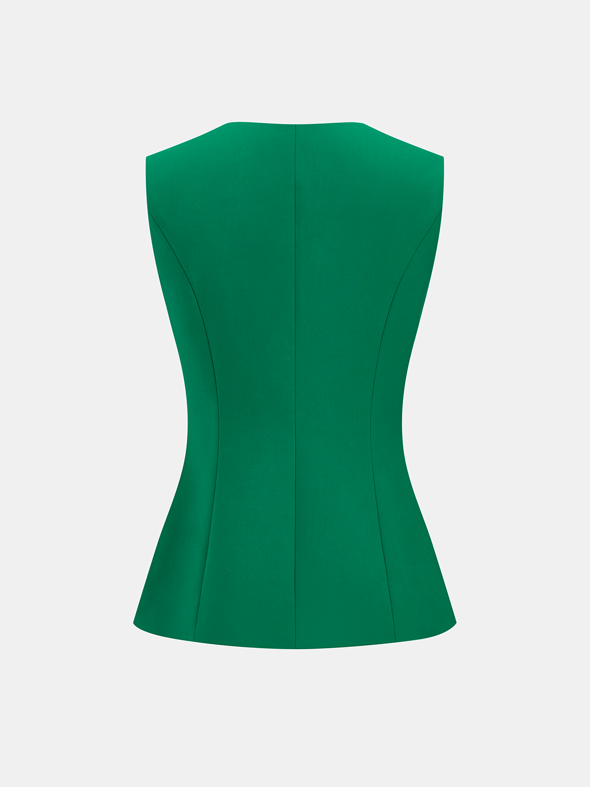 Button Front Tailored Vest & Skort Set with Adjustable Waistband
