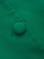 Button Front Tailored Vest & Skort Set with Adjustable Waistband