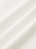 Bow Detail Cotton Cheongsam Midi Dress with Elegant Embroidery Detail