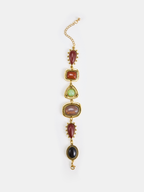 Vintage Statement Gemstone Bracelet with Elegant Design Elements