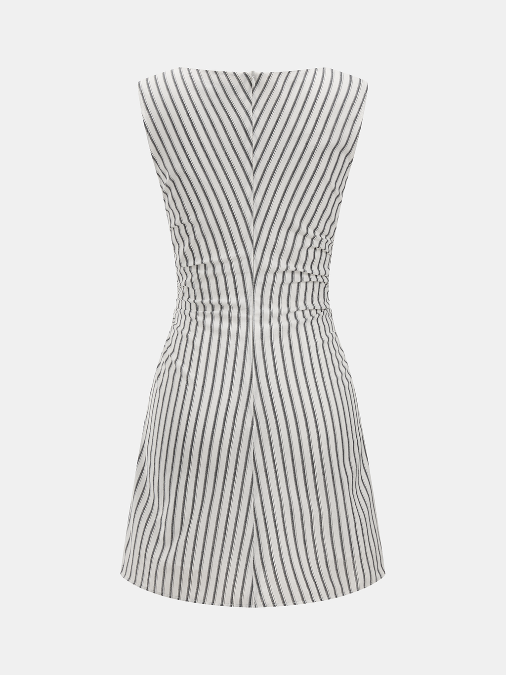 Striped Cotton Sleeveless Mini Dress for Summer Casual Wear