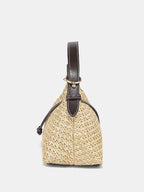 Straw Woven Hobo Handbag Lightweight Summer Beach Essential