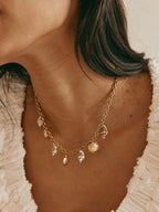 "Seashell Charm Pendant Necklace for Summer Beach Fashion"