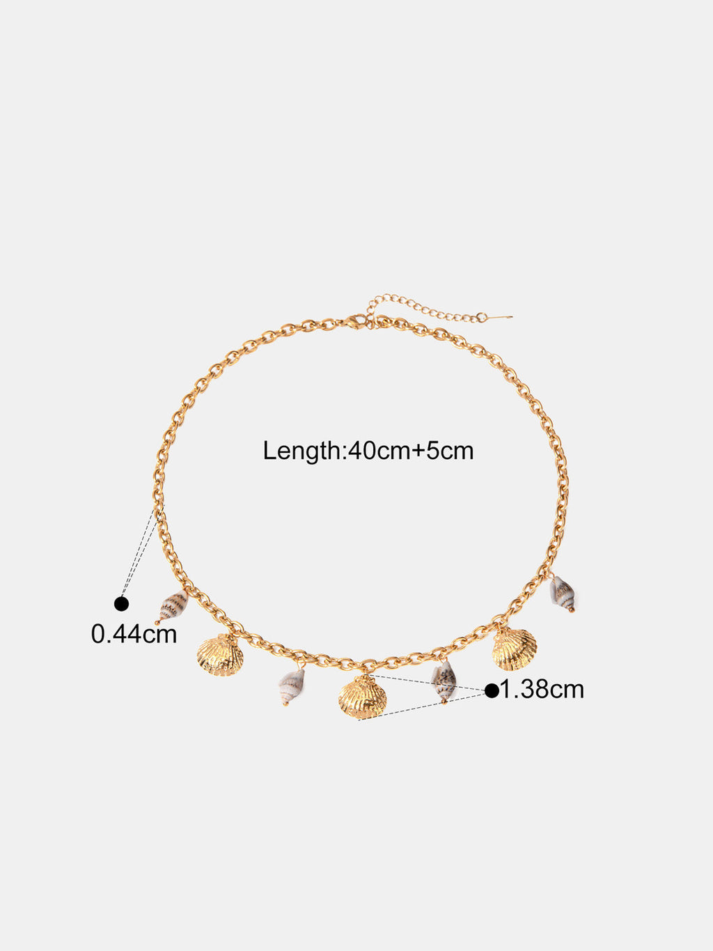 "Seashell Charm Pendant Necklace for Summer Beach Fashion"