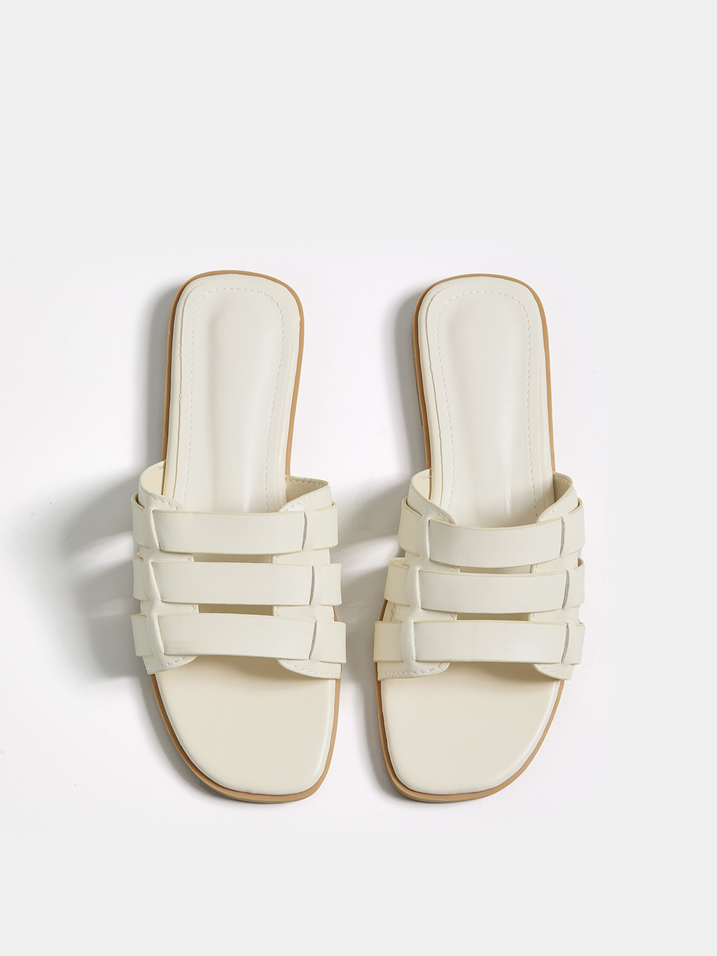 Casual Strappy Flat Slide Sandals Comfortable Summer Beach Wear