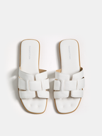 Casual Open Toe Slide Sandals, Comfortable Lightweight Summer Footwear