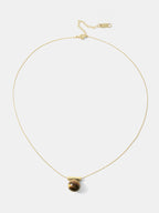 Minimalist Tiger Eye Pendant Necklace for Spiritual Healing and Protection