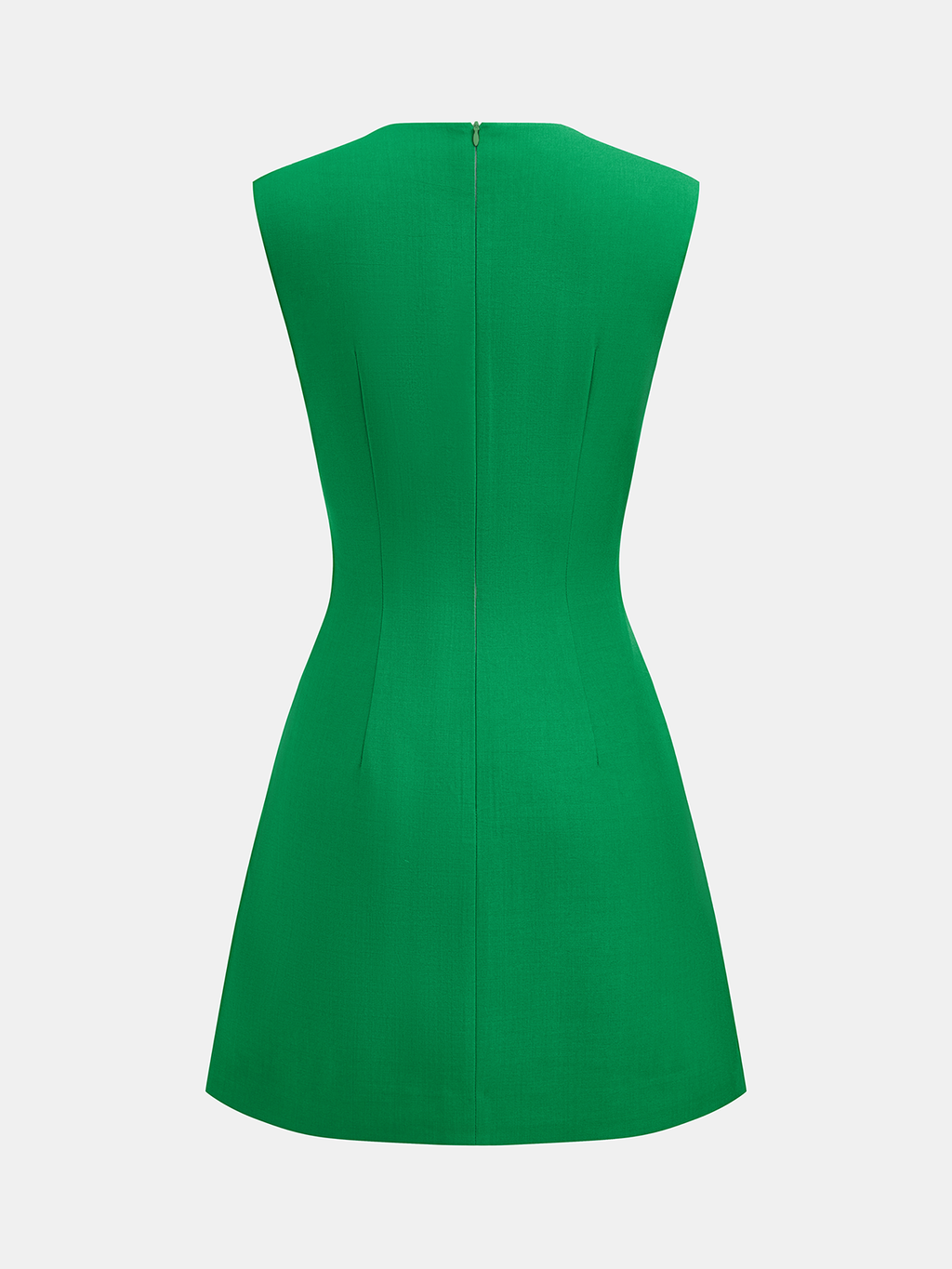Sleeveless Buckle Waist Mini Dress Trendy Women's Casual Summer Outfit