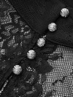 Lace Capelet & Mermaid Dress Two-Piece Set for Weddings and Galas