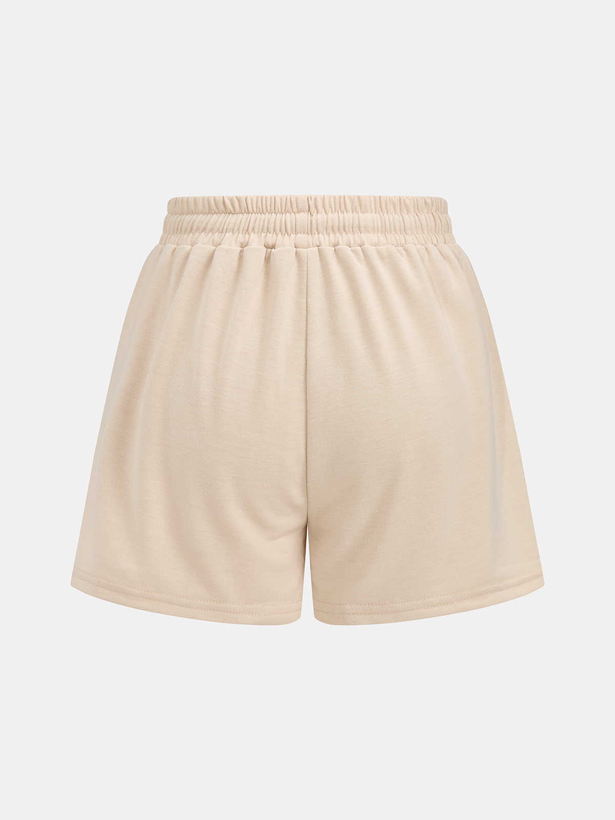 Casual Short Sleeve Top & Drawstring Shorts Set for Women Summer Comfort